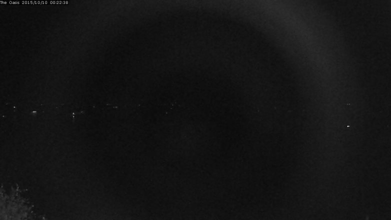 Lake Travis webcam, October 9, 2015 11:30 PM CT