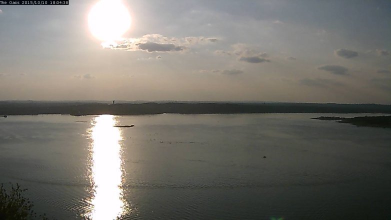 Lake Travis webcam, October 10, 2015 5:10 PM CT