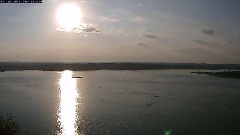 Lake Travis webcam, October 10, 2015 5:15 PM CT