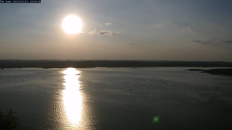 Lake Travis webcam, October 10, 2015 5:25 PM CT