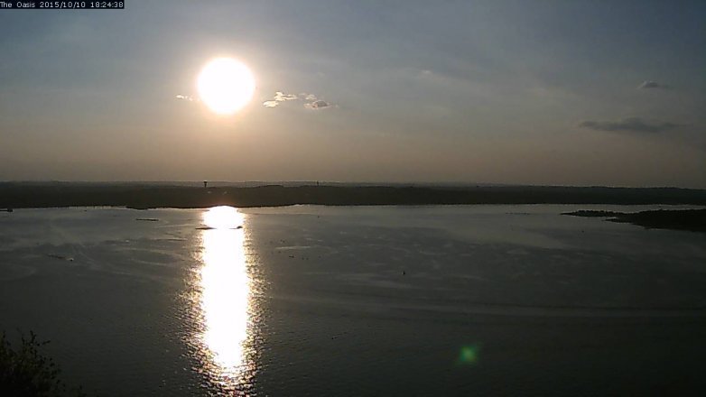 Lake Travis webcam, October 10, 2015 5:30 PM CT