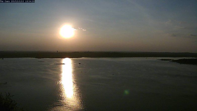 Lake Travis webcam, October 10, 2015 5:40 PM CT