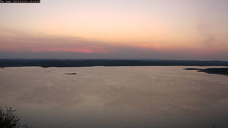 Lake Travis webcam, October 10, 2015 6:15 PM CT