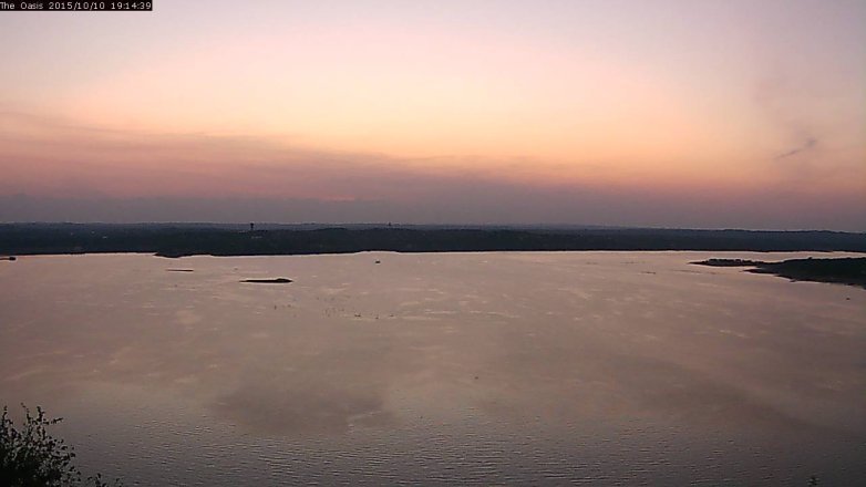 Lake Travis webcam, October 10, 2015 6:20 PM CT