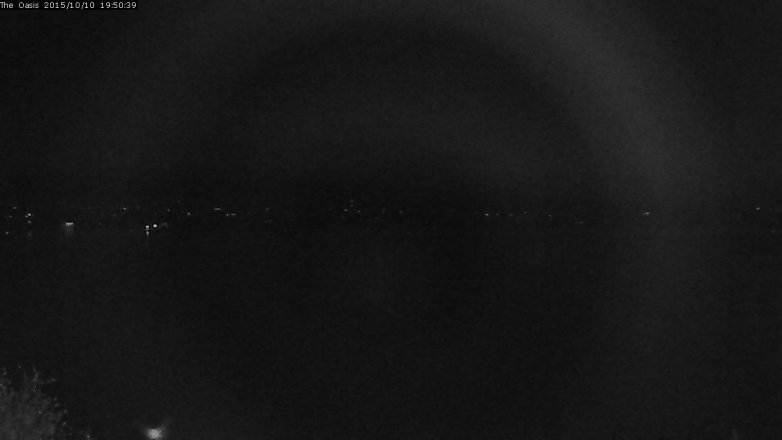 Lake Travis webcam, October 10, 2015 6:55 PM CT