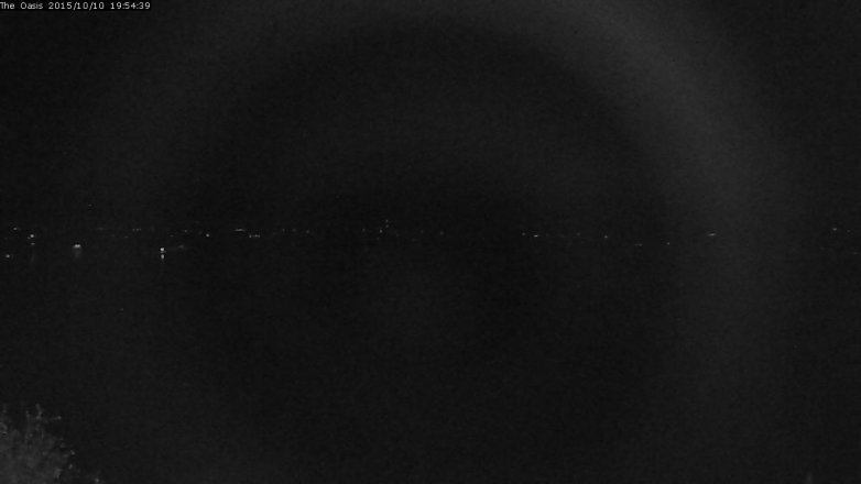 Lake Travis webcam, October 10, 2015 7:00 PM CT