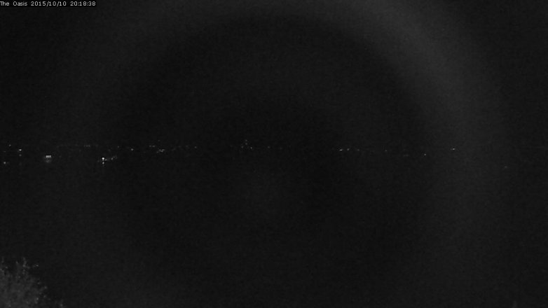 Lake Travis webcam, October 10, 2015 7:25 PM CT