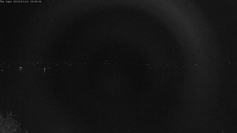 Lake Travis webcam, October 10, 2015 7:45 PM CT
