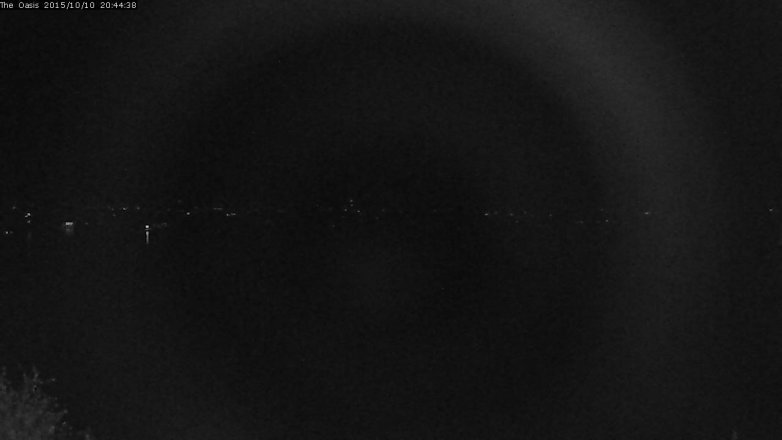 Lake Travis webcam, October 10, 2015 7:50 PM CT