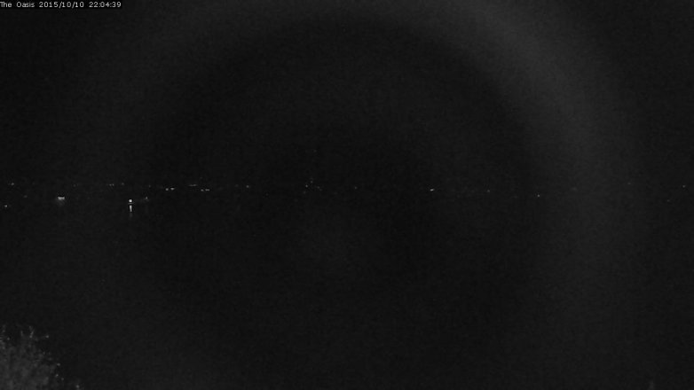 Lake Travis webcam, October 10, 2015 9:10 PM CT