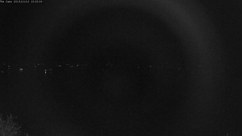 Lake Travis webcam, October 10, 2015 9:40 PM CT