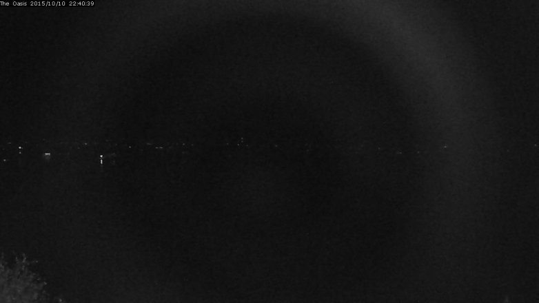 Lake Travis webcam, October 10, 2015 9:45 PM CT