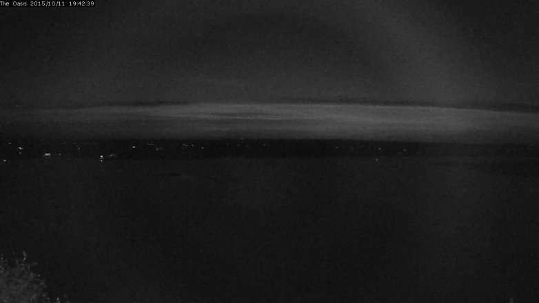 Lake Travis webcam, October 11, 2015 6:50 PM CT