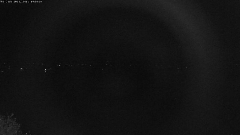 Lake Travis webcam, October 11, 2015 7:05 PM CT