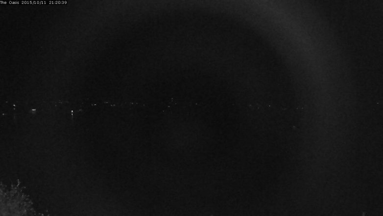 Lake Travis webcam, October 11, 2015 8:25 PM CT