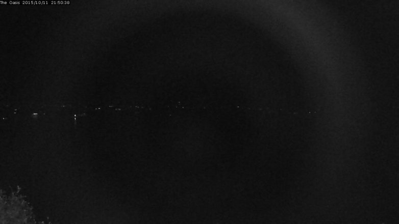 Lake Travis webcam, October 11, 2015 9:00 PM CT