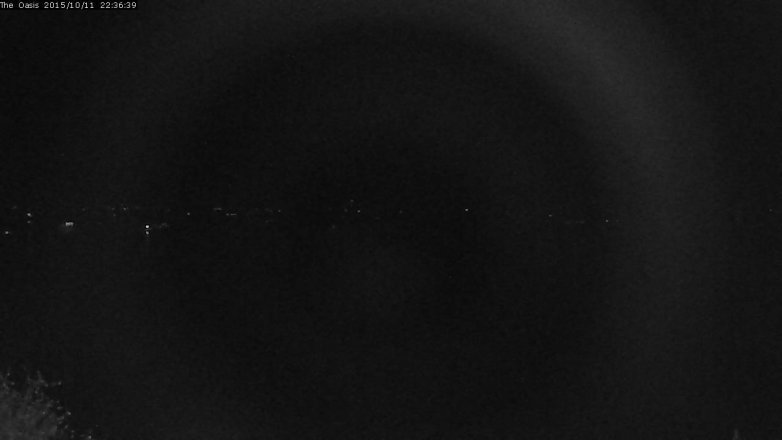 Lake Travis webcam, October 11, 2015 9:45 PM CT