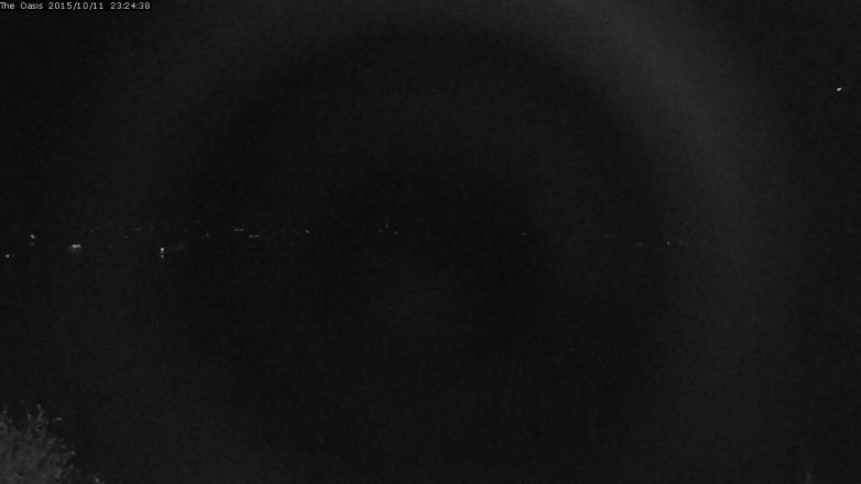 Lake Travis webcam, October 11, 2015 10:30 PM CT