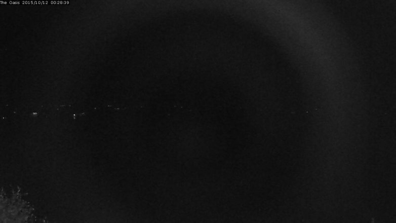 Lake Travis webcam, October 11, 2015 11:35 PM CT
