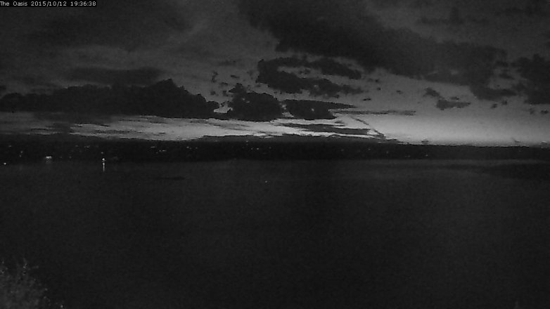 Lake Travis webcam, October 12, 2015 6:40 PM CT