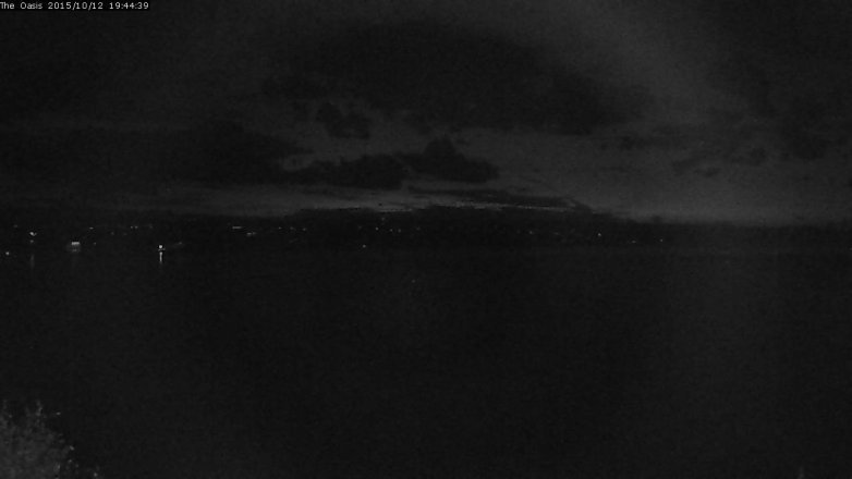Lake Travis webcam, October 12, 2015 6:50 PM CT