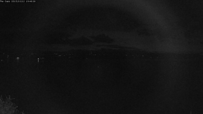 Lake Travis webcam, October 12, 2015 6:55 PM CT