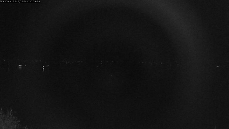 Lake Travis webcam, October 12, 2015 7:30 PM CT