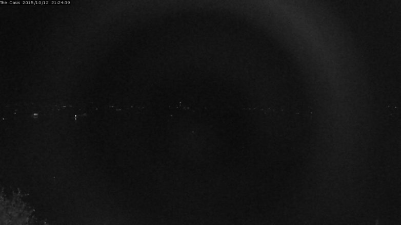 Lake Travis webcam, October 12, 2015 8:30 PM CT
