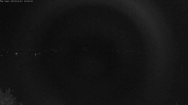 Lake Travis webcam, October 12, 2015 9:10 PM CT