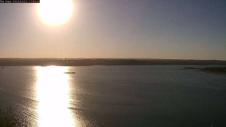 Lake Travis webcam, October 13, 2015 5:00 PM CT