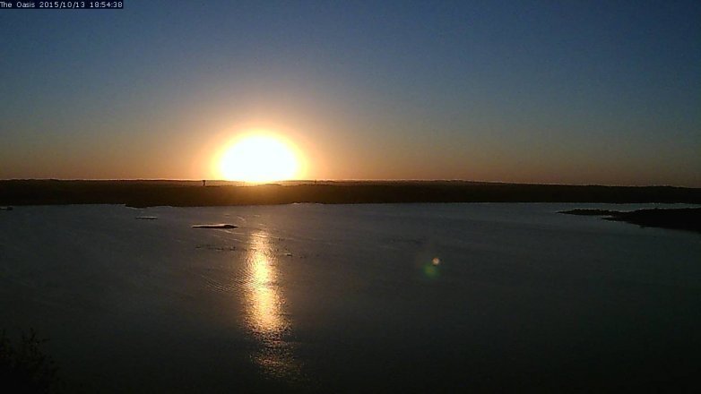 Lake Travis webcam, October 13, 2015 6:00 PM CT