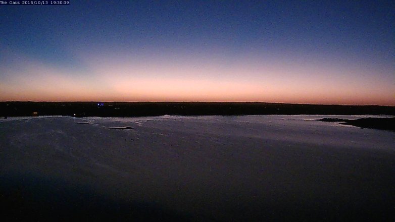 Lake Travis webcam, October 13, 2015 6:35 PM CT