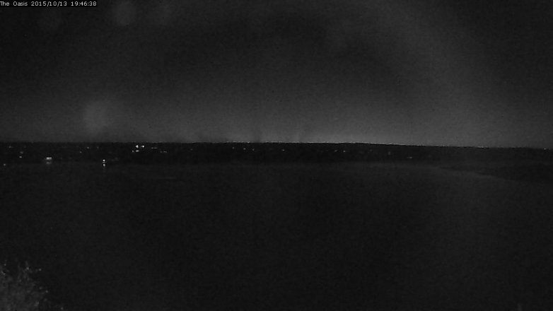 Lake Travis webcam, October 13, 2015 6:50 PM CT