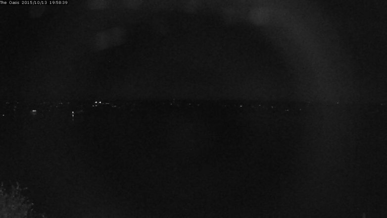 Lake Travis webcam, October 13, 2015 7:05 PM CT