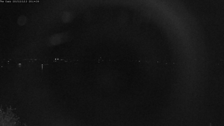 Lake Travis webcam, October 13, 2015 7:20 PM CT