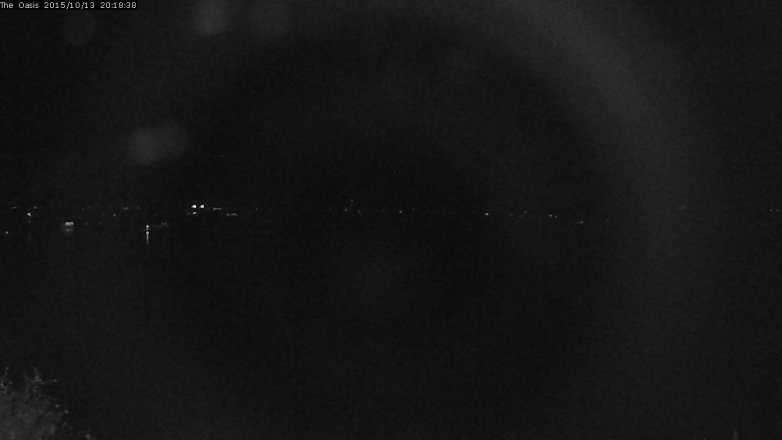 Lake Travis webcam, October 13, 2015 7:25 PM CT