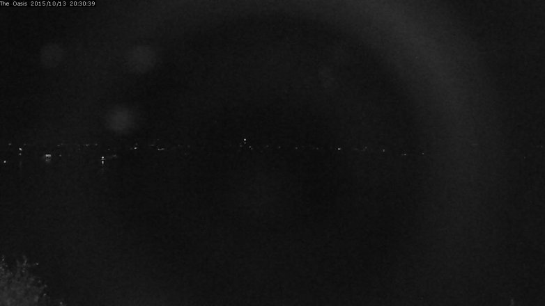 Lake Travis webcam, October 13, 2015 7:35 PM CT