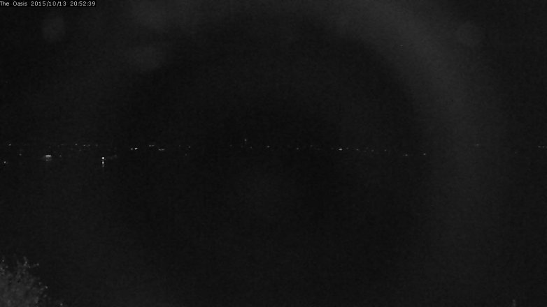Lake Travis webcam, October 13, 2015 8:00 PM CT