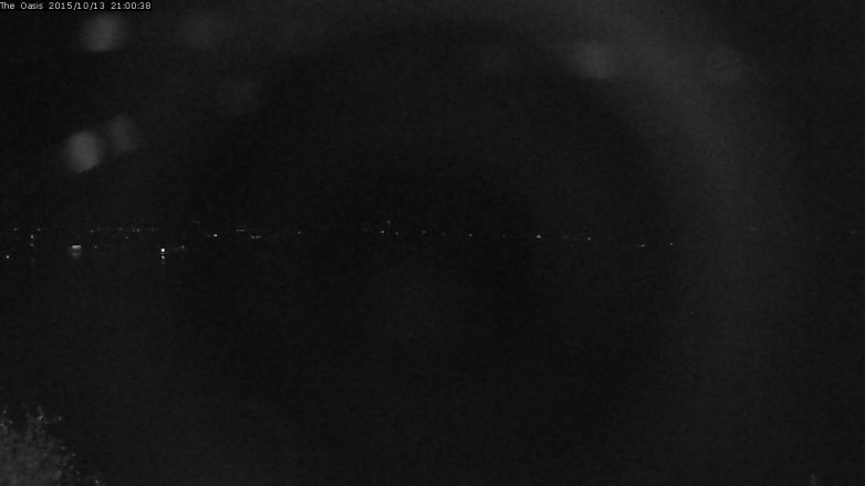 Lake Travis webcam, October 13, 2015 8:05 PM CT