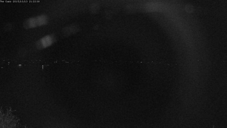 Lake Travis webcam, October 13, 2015 8:30 PM CT