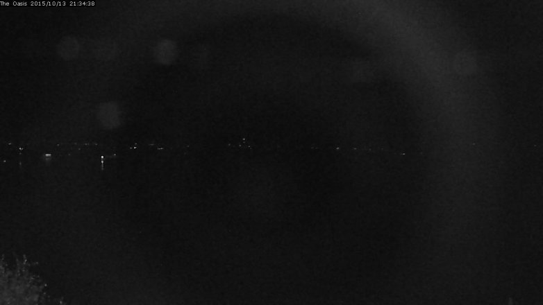 Lake Travis webcam, October 13, 2015 8:40 PM CT
