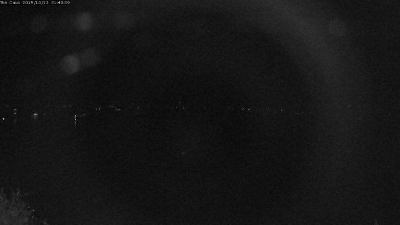 Lake Travis webcam, October 13, 2015 8:45 PM CT