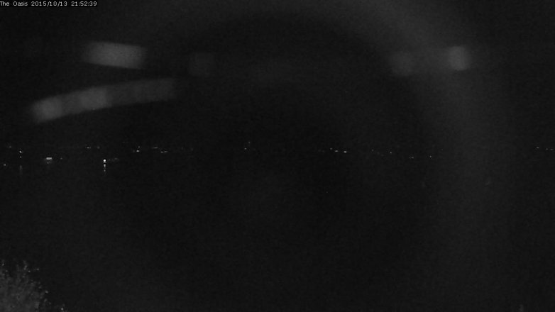 Lake Travis webcam, October 13, 2015 9:00 PM CT