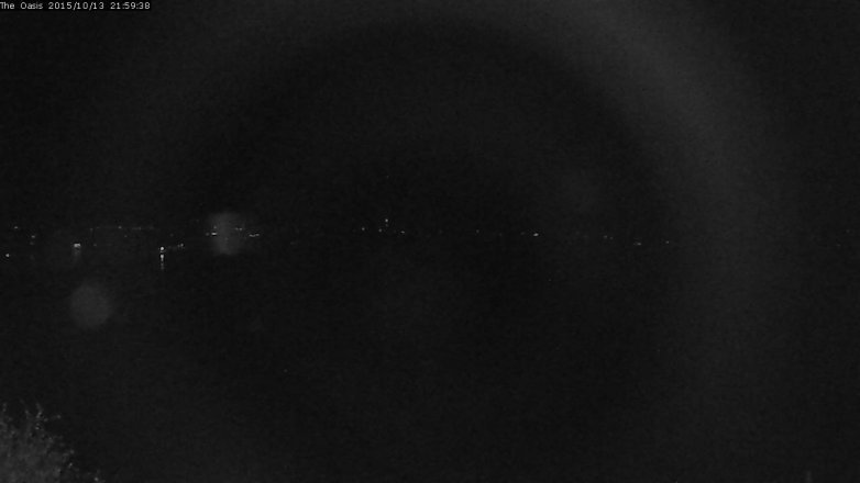 Lake Travis webcam, October 13, 2015 9:05 PM CT