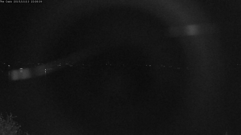 Lake Travis webcam, October 13, 2015 9:15 PM CT