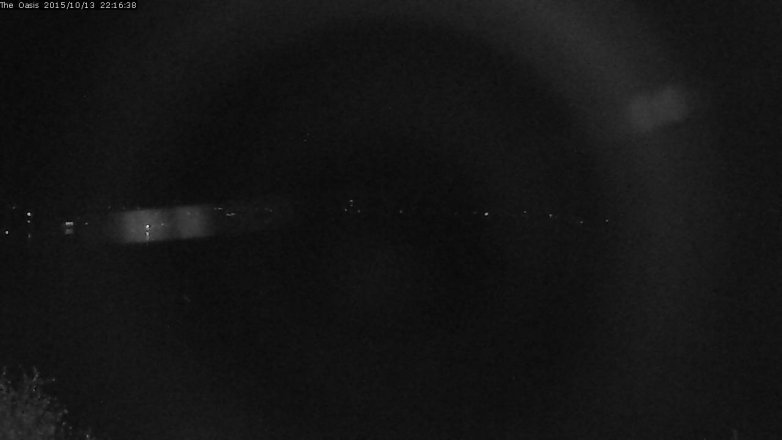Lake Travis webcam, October 13, 2015 9:25 PM CT