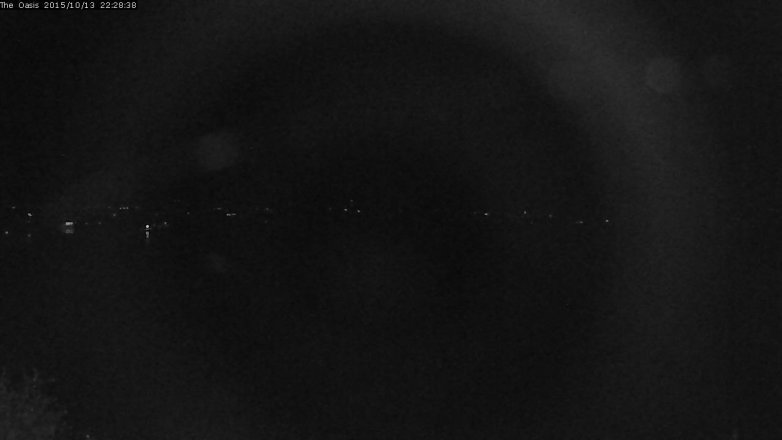 Lake Travis webcam, October 13, 2015 9:35 PM CT