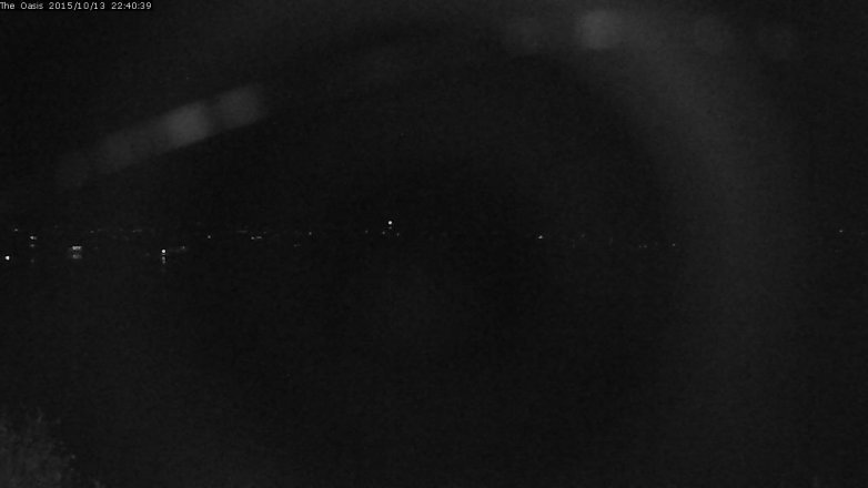 Lake Travis webcam, October 13, 2015 9:45 PM CT