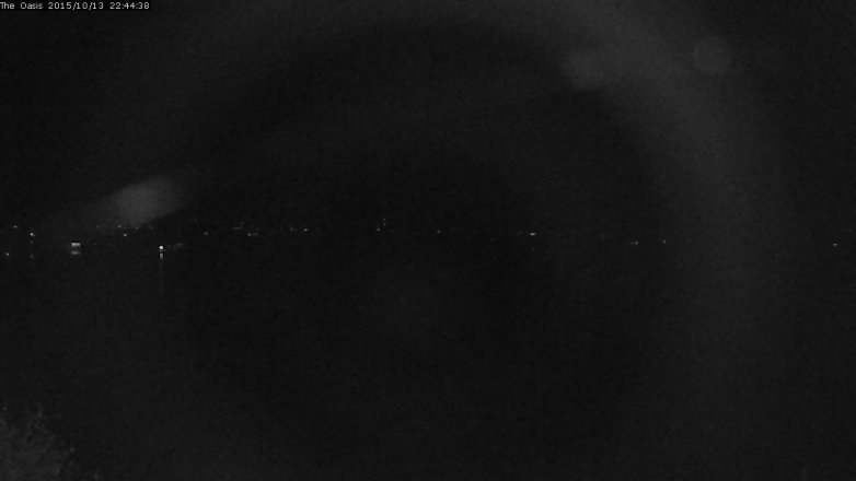 Lake Travis webcam, October 13, 2015 9:50 PM CT