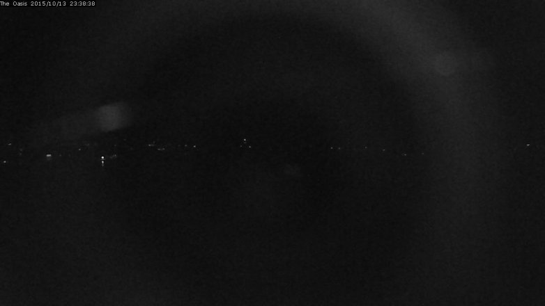 Lake Travis webcam, October 13, 2015 10:45 PM CT